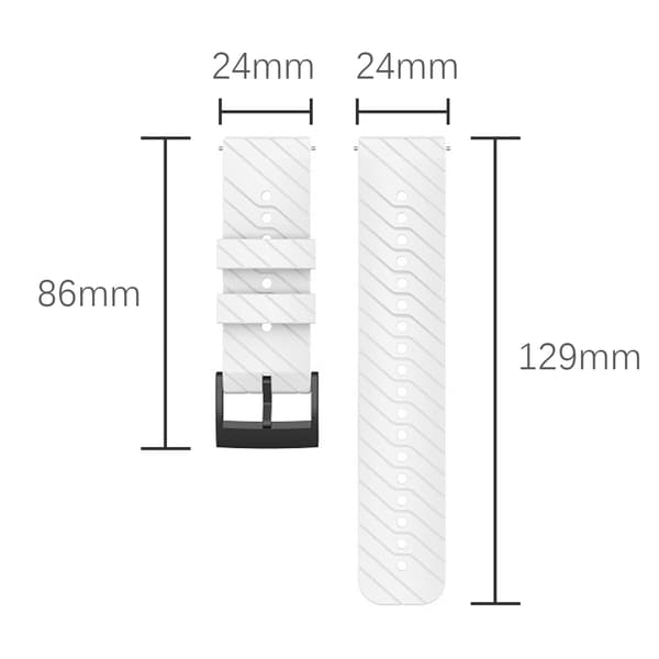 Suunto 7/9/9 Baro/D5 Watch Strap White