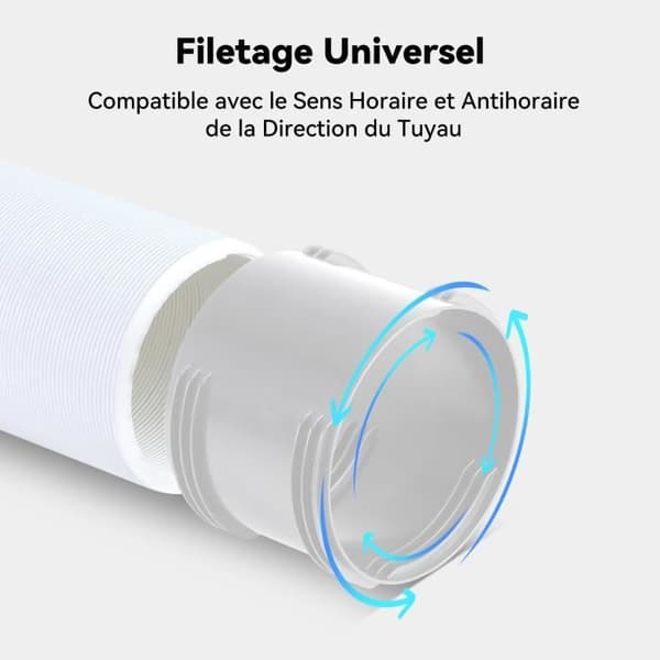 Udstødningsrør til aircondition, PVC-udstødningsrørsgrænseflade Ø130/150 mm, udstødningsrørsfitting til aircondition