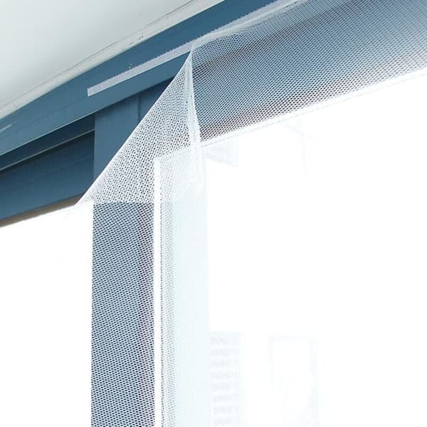 AIMOONSA Window Mosquito Net 2-pack 150x200cm Mosquito Net for Windows Adjustable Self-Adhesive Insect Screen (White)