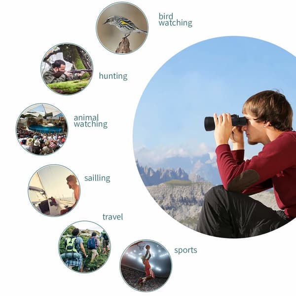 Compact Waterproof 7X 50 Binoculars