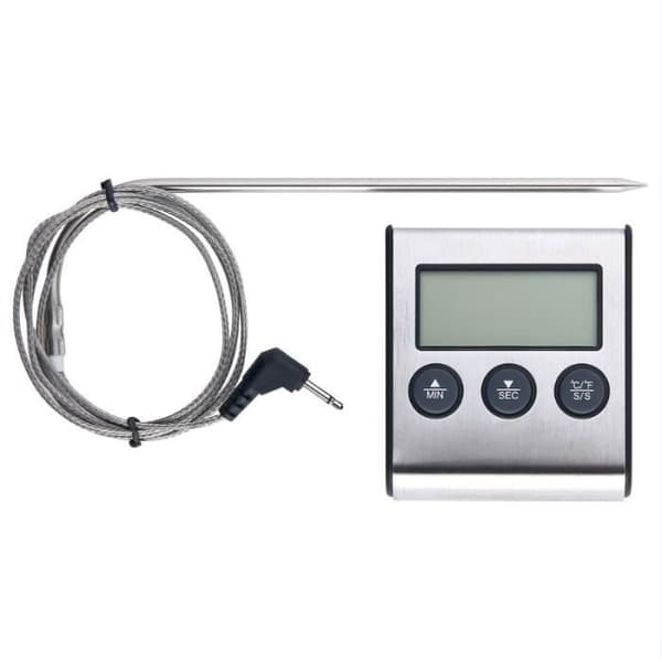 Steketermometer BBQ-termometer - Forhåndsprogrammerte tilberedningsmoduser - Timer - Nøyaktighet