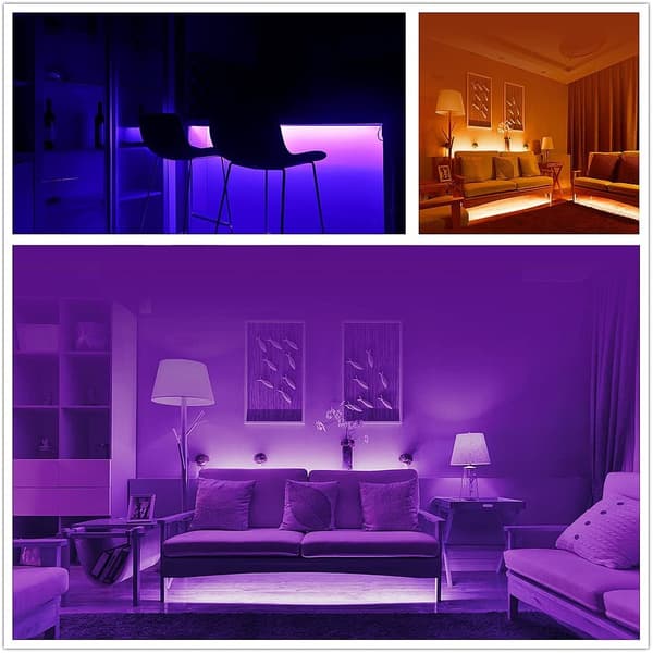 Light strip with remote control LED RGB 2 m IP65