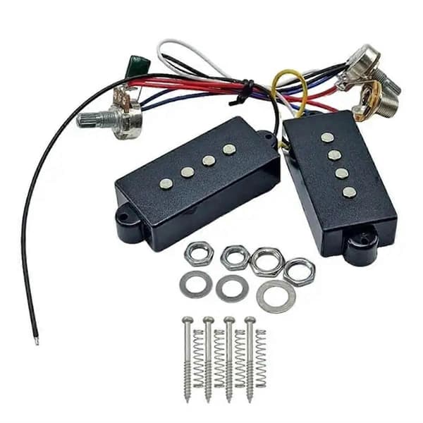 Tonkontroll Kablage Bas Pickup 4 Strängar Elektrisk Bas Förförstärkare Krets Pickup M68D