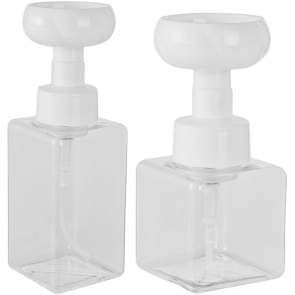 Soap pump with two flowers. Empty foam bottle 250ml/450ml. Empty containers.