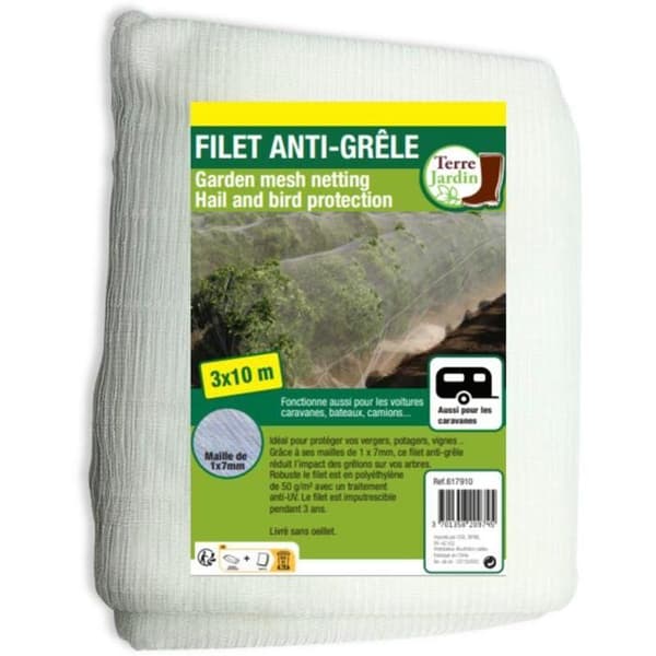 Fugle-/haglnet 3x10 m