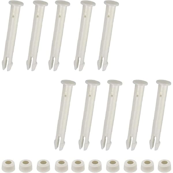 10 x Plastik Pool Forseglingsstifter & Gummipakninger - Erstatningsforbindelse til Ramme & Intex Pool (2.75\")