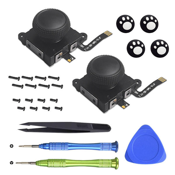 Switch Left/Right Joy-Con TMR Joystick Replacement Kit - Fix Joy-Con Drift, Compatible with Nintendo Switch