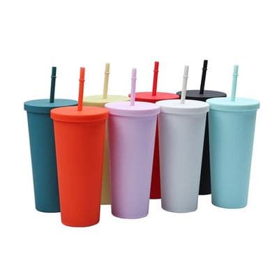 Rejsekop - Uspecificeret - 2 stk. - 700ML - Genanvendelig plastik - Dobbeltvægsisoleret