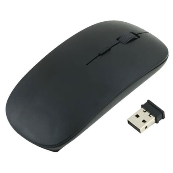 Mus - LENOVO - Ultra Slim - Trådløs USB - 3 Knapper - Optisk Sensor - Sort
