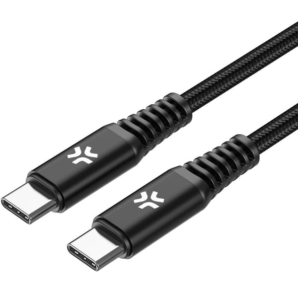 USB-C til USB-C-kabel 100W 2m Svart
