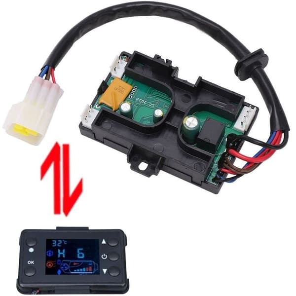 Car Heater Control Panel. 12V. 5kW LCD Remote Control Panel for Diesel Engines.