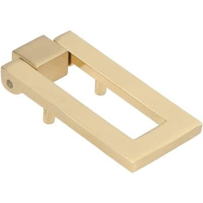 Børstet messing skaphåndtak - sinklegering - flere farger - moderne stil