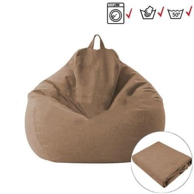 Brun sofföverdrag - 70x80cm - Polyester - Inomhus och Utomhus
