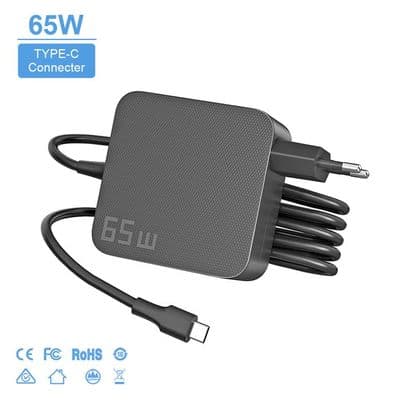 65W USB-C-lader - USB-C - 1,75 m kabel - PD 3.0 - Overspenningsvern