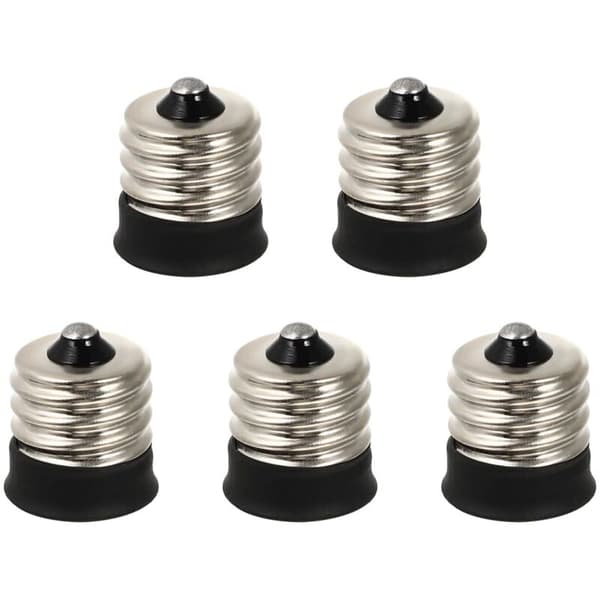 5-piece adapter to socket converter, practical lamp socket for LED lamps and