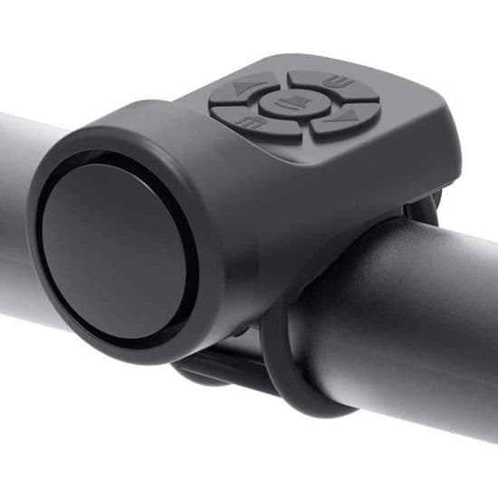 Universell elsykkelhorn - USB-lading - 4 ringetonemoduser - Alarm