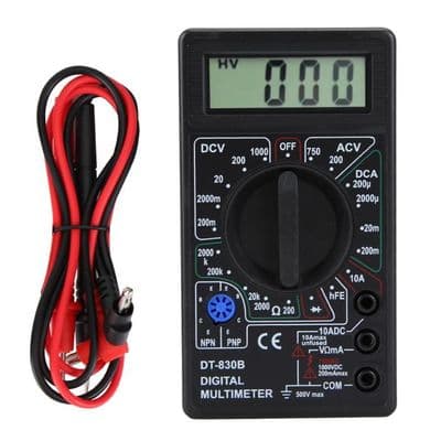 Digital multimeter voltmeter amp ohmmeter elektrisk testare LCD digital