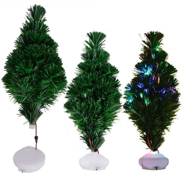Tekokuusi 45cm - Moniväriset LEDit - PVC - Pöytämalli