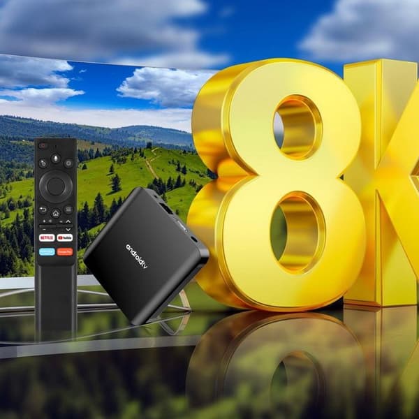 Android 14 Smart TV-boks - Quad Core - 4K-oppløsning - 2.4/5G WiFi - Bluetooth 5.0 - 1 GB RAM