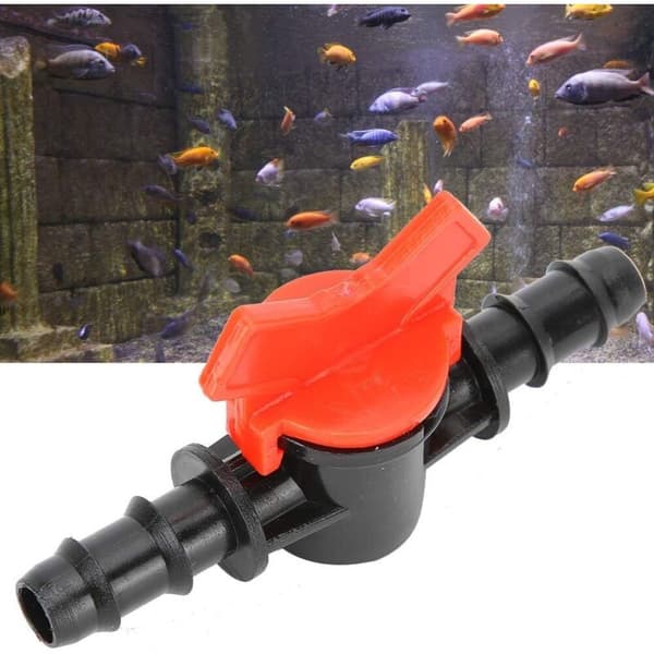 Regulatorventiler til akvarier (10 mm). Vandstrømsregulator, rør, rørkobling, tilbehør til akvarieluftpumpe, reguleringsventiler til akvarier.