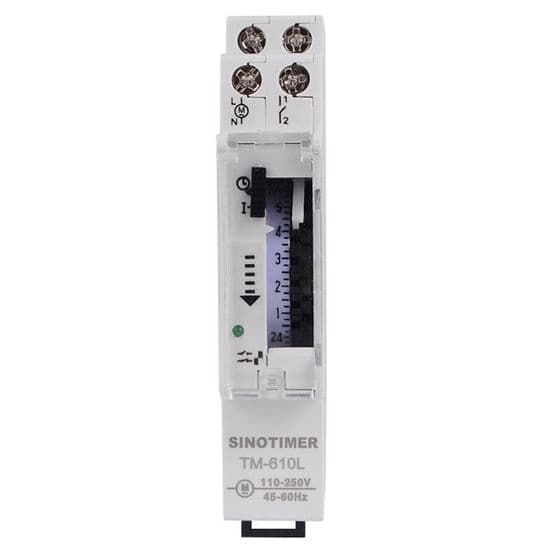 DIN-skinne tidsafbryder, TM610L 220V timer, gadebelysning