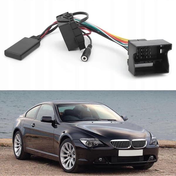 Ljudkabel Aux Bluetooth 5.0 Mikrofonadapter För Bmw E60 Bildelar