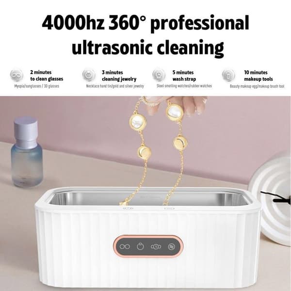 Ultralydsrenser - 400 ml - Lav støj - Multifunktionel