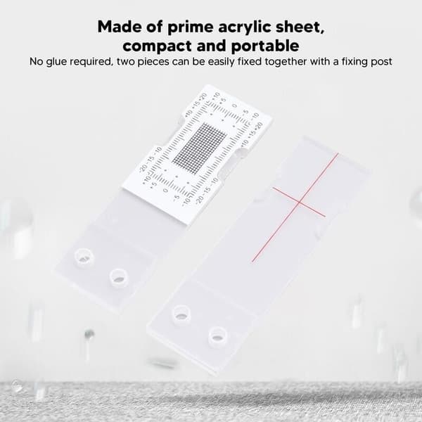 Crack meter in wall - Crack meter for measuring and recording damage and cracks on flat masonry surfaces