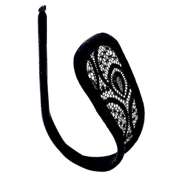3-pack Dam Svart Spets T-string Mjukt Underkläder Kalsonger Seducerande Underkläder