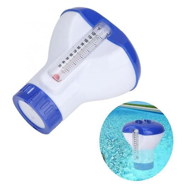 Flytande Pooltermometer - Exakt Display - Manuell Användning - Rund Plast