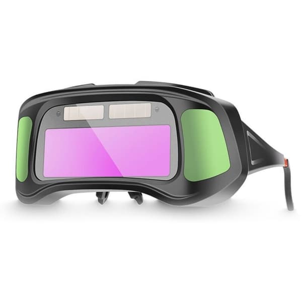 Professional Smart Welding Goggles with Strong Light Protection, Equipped with a Solar Charging Panel.