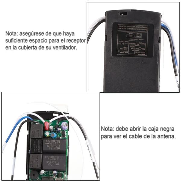Ceiling Fan Remote Control Kit. Smart Universal Ceiling Fan and Light Remote for Hunter's Harbor Breeze.