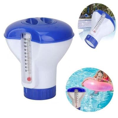 Flytande Pooltermometer - Exakt Display - Manuell Användning - Rund Plast