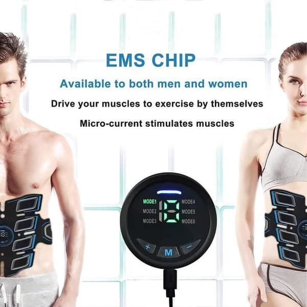 Muskelstimulator, mavebælte, EMS muskelstimulator