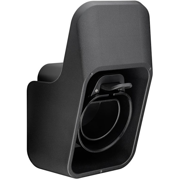 Wall mount with cable support for charging cable Type 2 for electric vehicles