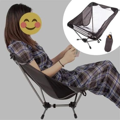 Picnicstoler. Lette campingstoler. Sammenleggbare stoler. Bærbare utendørsstoler
