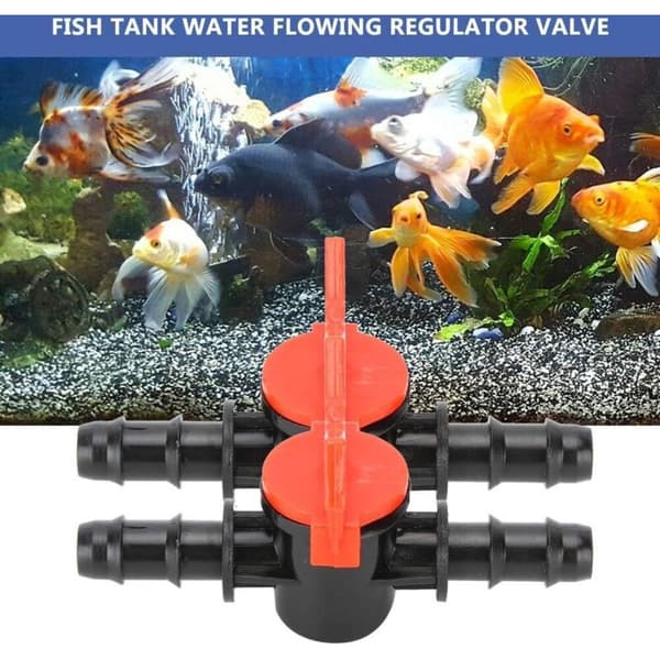 Regulatorventiler til akvarier (10 mm). Vandstrømsregulator, rør, rørkobling, tilbehør til akvarieluftpumpe, reguleringsventiler til akvarier.