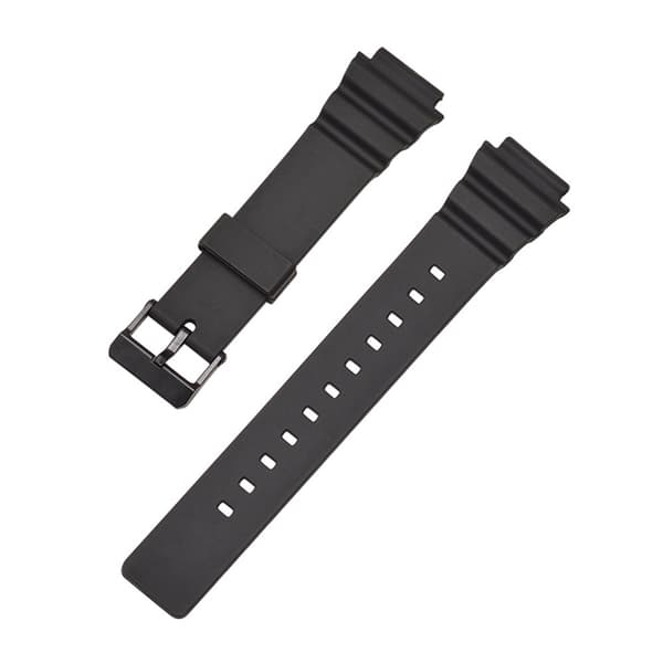 TPU Watch Strap for Casio LRW-200H Black