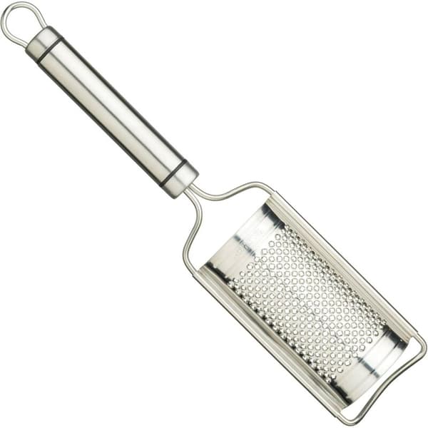 Kitchen Craft - Profesjonell fin ostegrater i rustfritt stål. 21 cm - Sølv