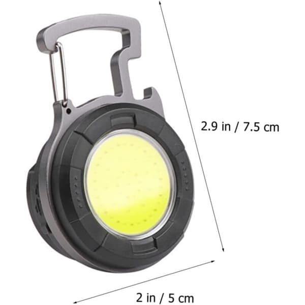 Rechargeable USB Keychain Flashlight, Multifunctional Flashlight for Camping and Outdoor Activities, Practical and Portable Light Modes