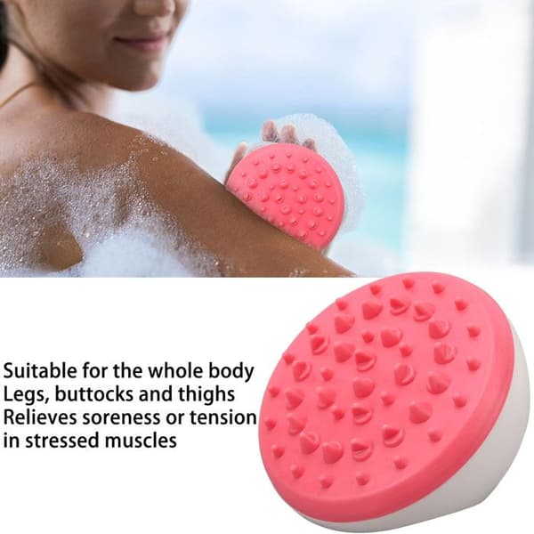 Anti-cellulit silikonmassageborste, främjar blodcirkulationen, lindrar muskelspänningar.