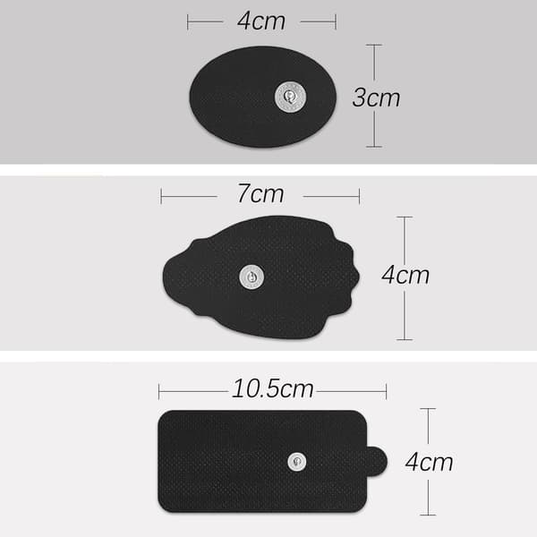 Electrotherapy Pads for Pain Relief Black
