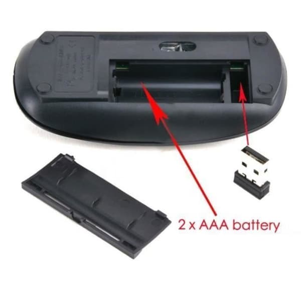 Mus - LENOVO - Ultra Slim - Trådløs USB - 3 Knapper - Optisk Sensor - Sort