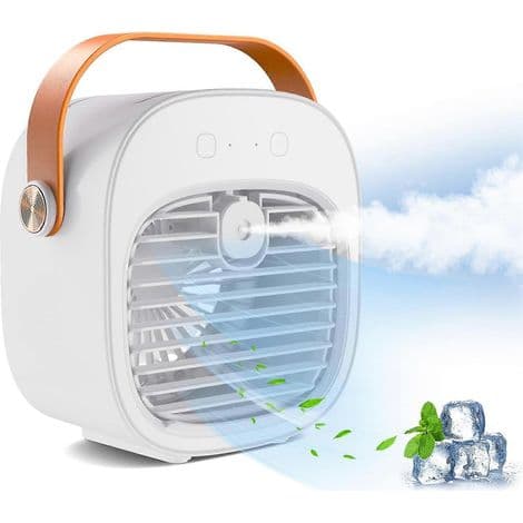 Bærbar airconditionventilator, personlig fordampende luftkøler