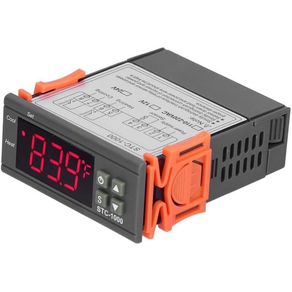 Digital temperaturregulator til køling og opvarmning med NTC-sensor STC-100024V