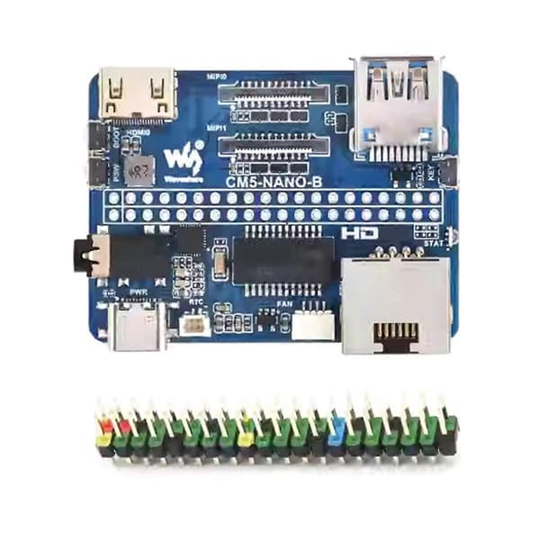 Waveshare CM5 Mini Base IO Board NANO B för Raspberry Pi