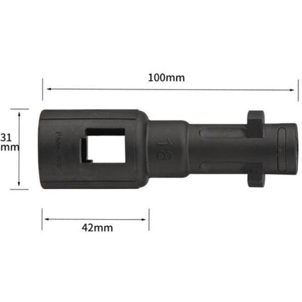 Bajonetfitting-konverteradapter til Lavor til Karcher K-serie højtryksrenser