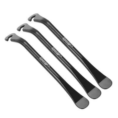 Dækjern - Metal - 3 Stykker - Kulstofstål - 120 mm - Sort