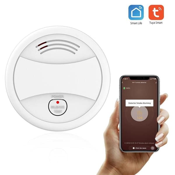WiFi-tilsluttet røgalarm – Tuya-kompatibel smart brandalarm