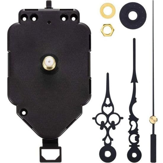 Kvarts klokke pendelbevegelse, DIY erstatningsmekanisme, aksellengde 0,9”